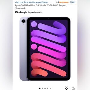 Apple Tablet - Silver and Black